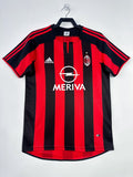 AC Milan 2003-04 Home Soccer Jersey