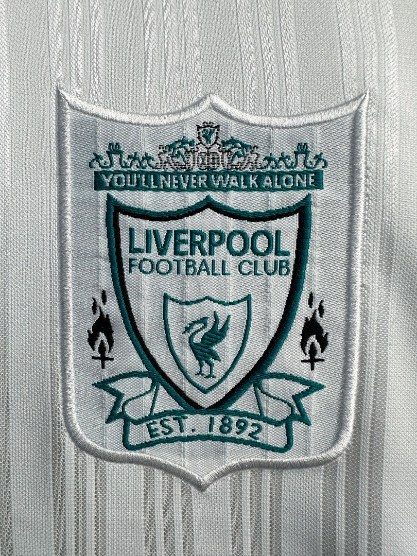 Liverpool 1995-96 Away Long Sleeve Soccer Jersey