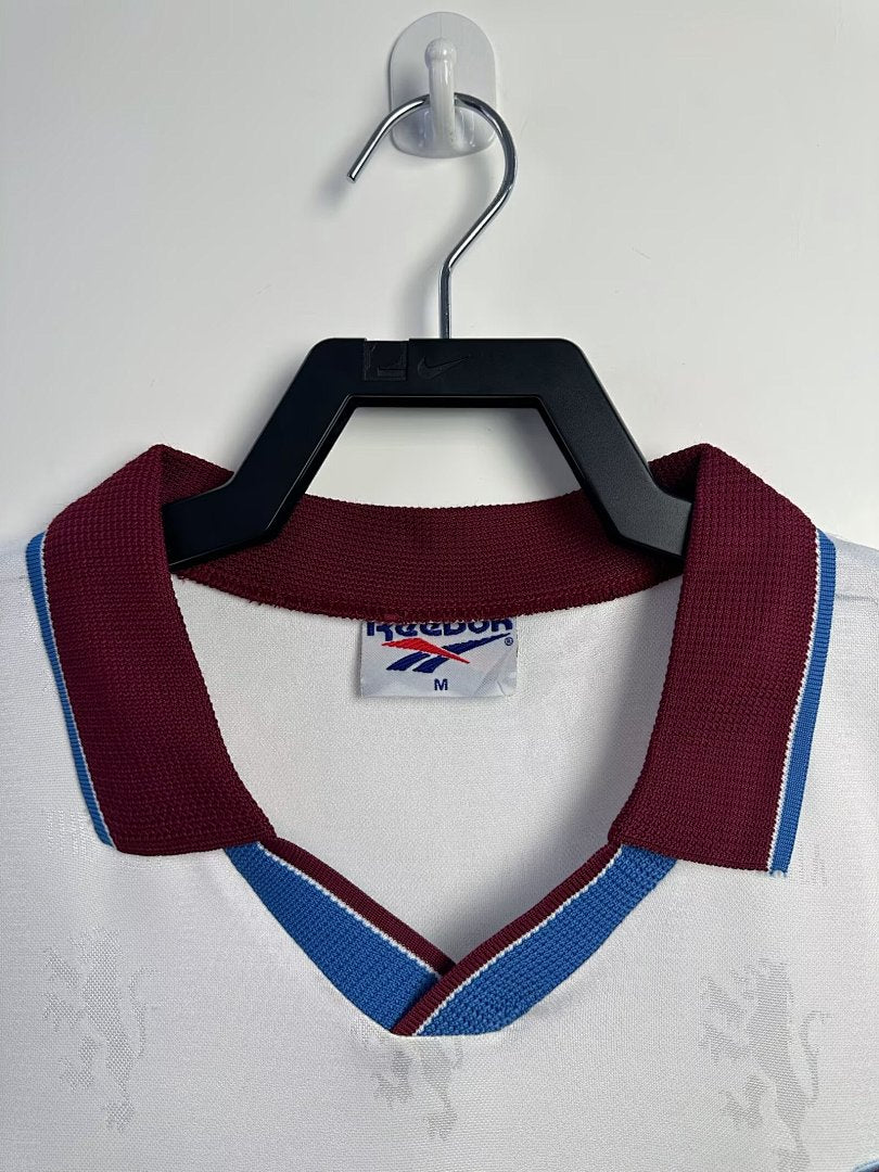 Aston Villa 1995-96 Away Long Sleeve Soccer Jersey