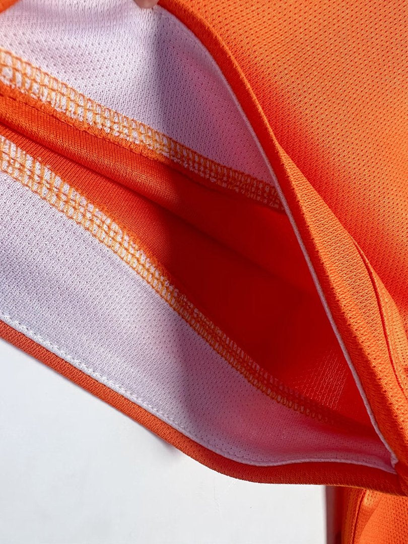 Netherlands 2014 Home Long Sleeve Soccer Jersey