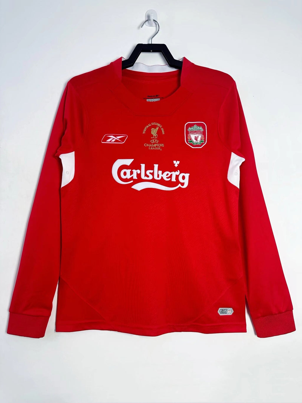 Liverpool 2004-05 Home Long Sleeve Soccer Jersey