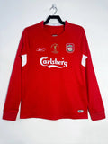 Liverpool 2004-05 Home Long Sleeve Soccer Jersey