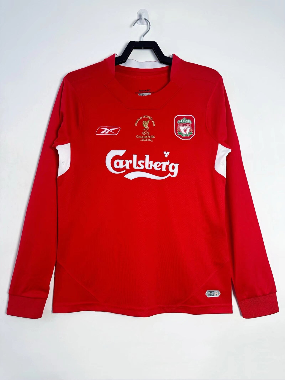 Liverpool 2004-05 Home Long Sleeve Soccer Jersey