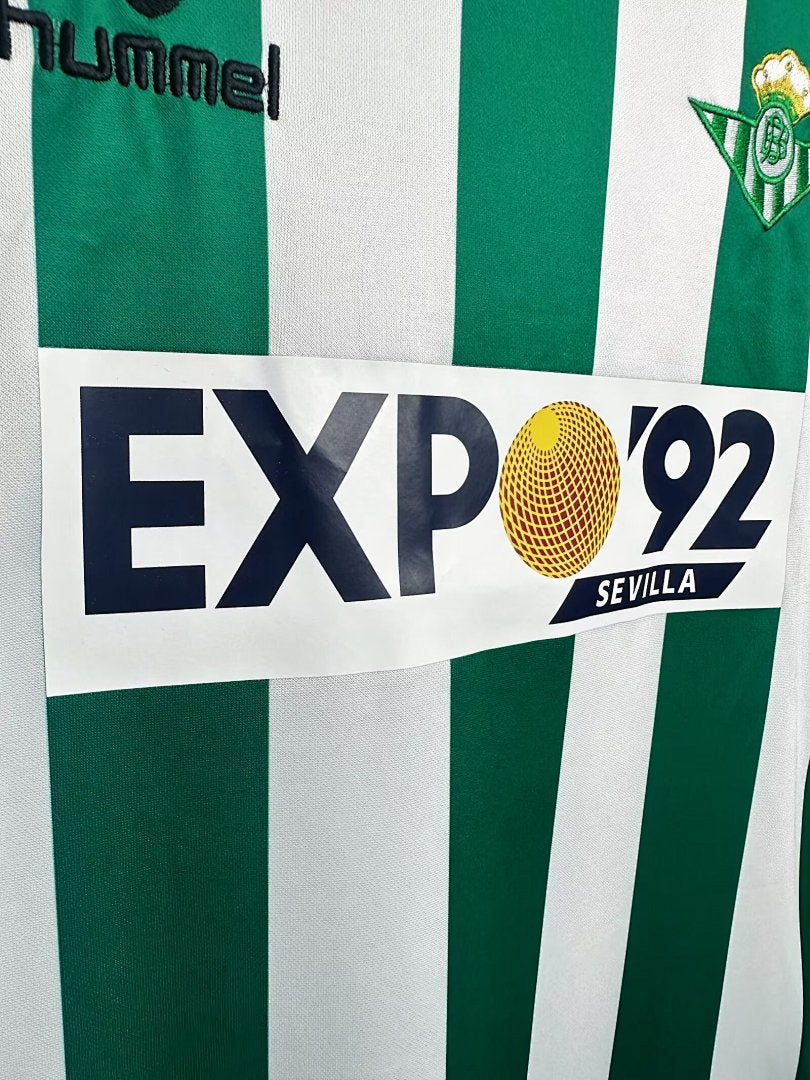 Real Betis 1988-89 Home Soccer Jersey