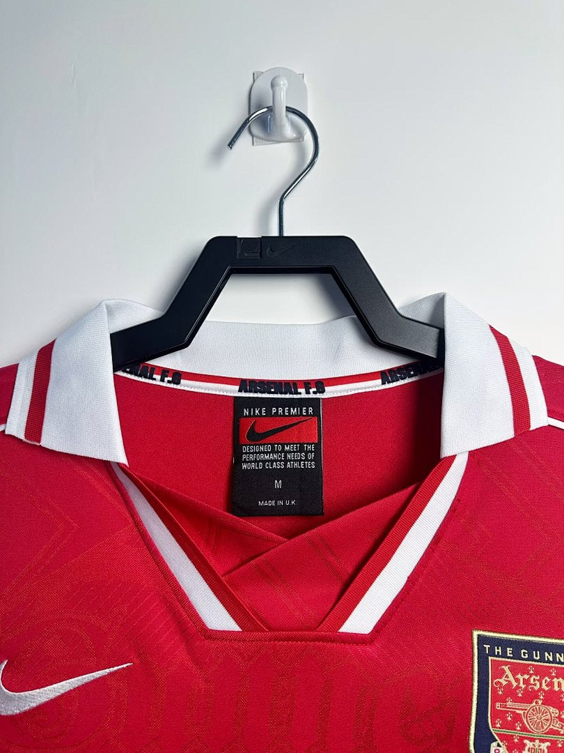 Arsenal 1996-97 Home Long Sleeve Soccer Jersey