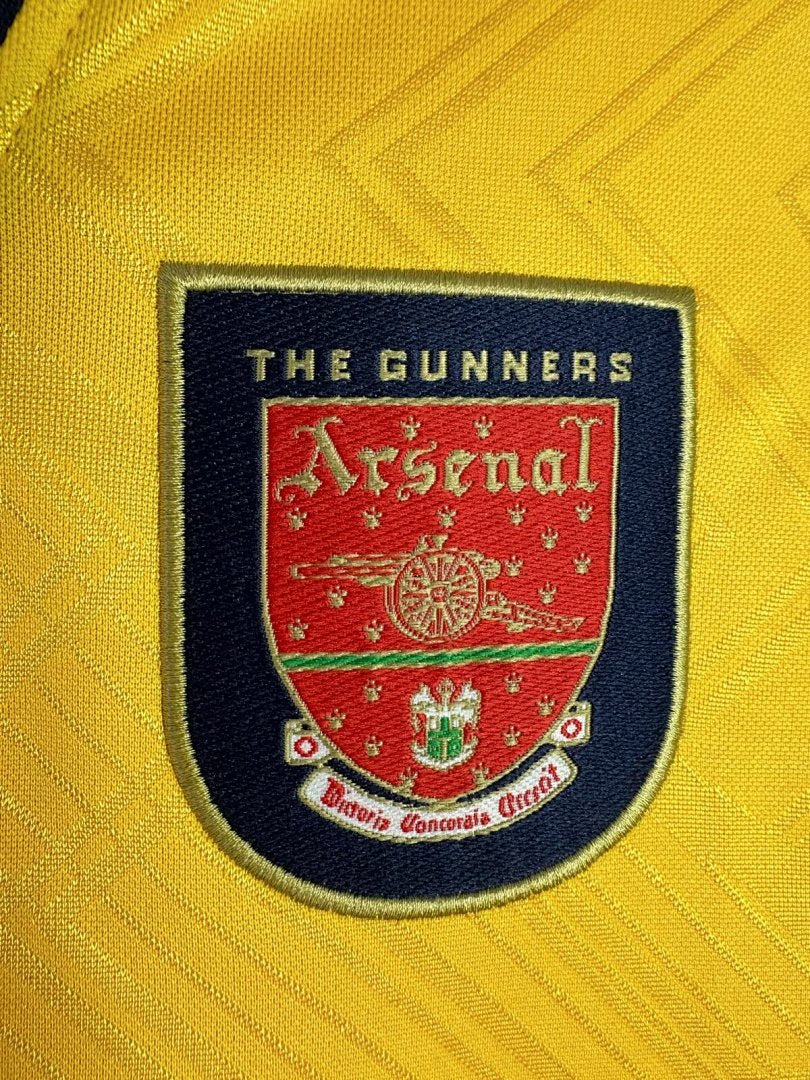 Arsenal 1996-97 Away Long Sleeve Soccer Jersey