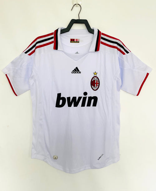 AC Milan 2009-10 Away Long Sleeve Soccer Jersey