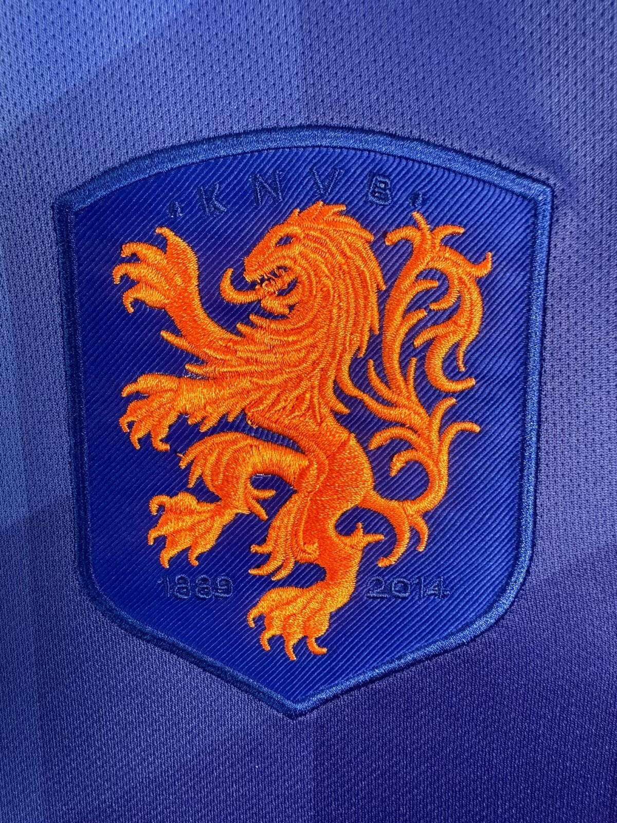 Netherlands 2014 Away Long Sleeve Soccer Jersey