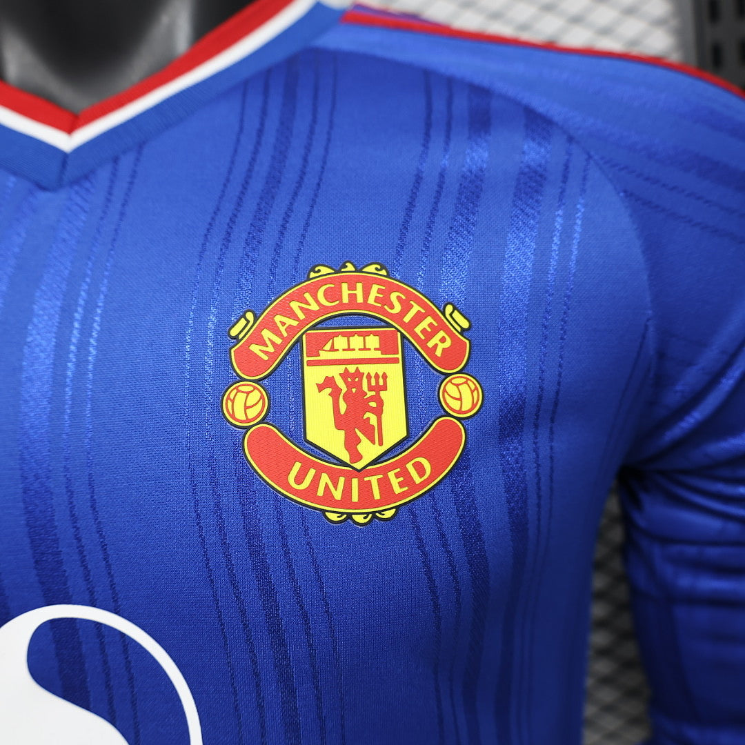 Manchester United 2026/27 Men's Away Long Sleeve Player Jersey