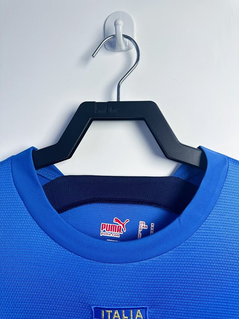 Italy 2006 Home Long Sleeve Soccer Jersey