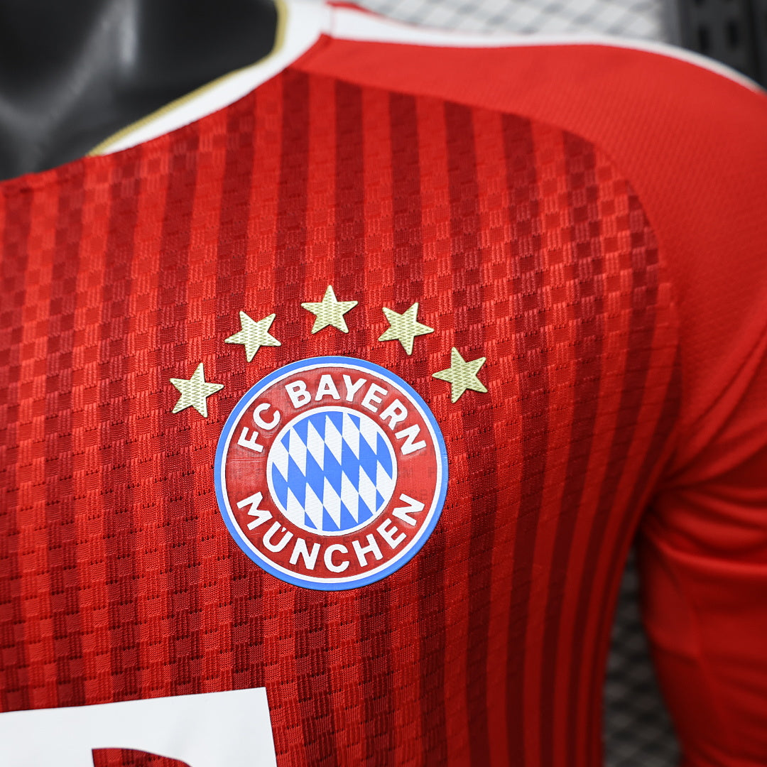 Bayern Munich 2026/27 Men's Home Long Sleeve Player Jersey