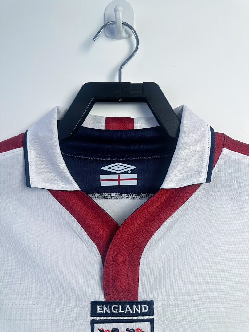 England 2004 Home Long Sleeve Soccer Jersey