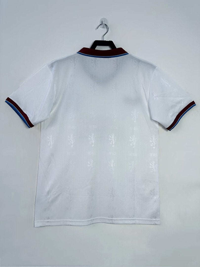 Aston Villa 1995-96 Away Long Sleeve Soccer Jersey