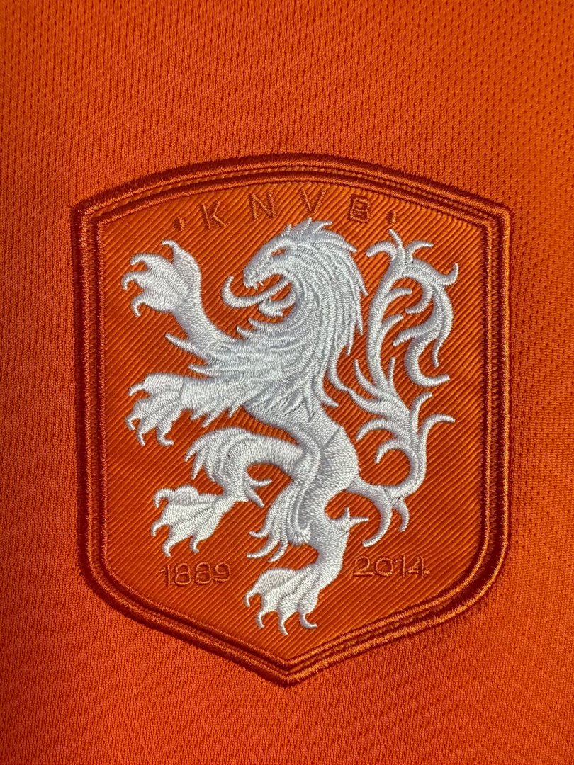 Netherlands 2014 Home Long Sleeve Soccer Jersey