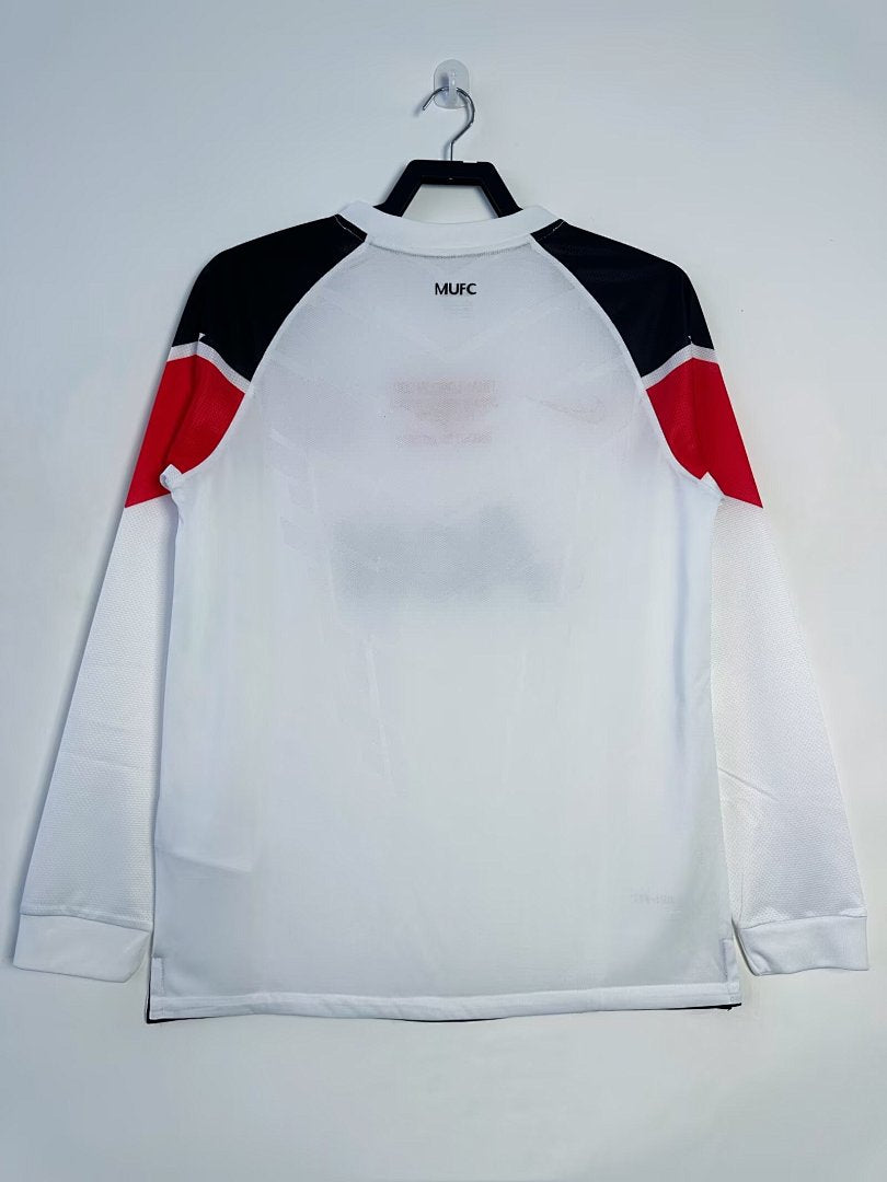 Manchester United 2010-11 Away Long Sleeve Soccer Jersey