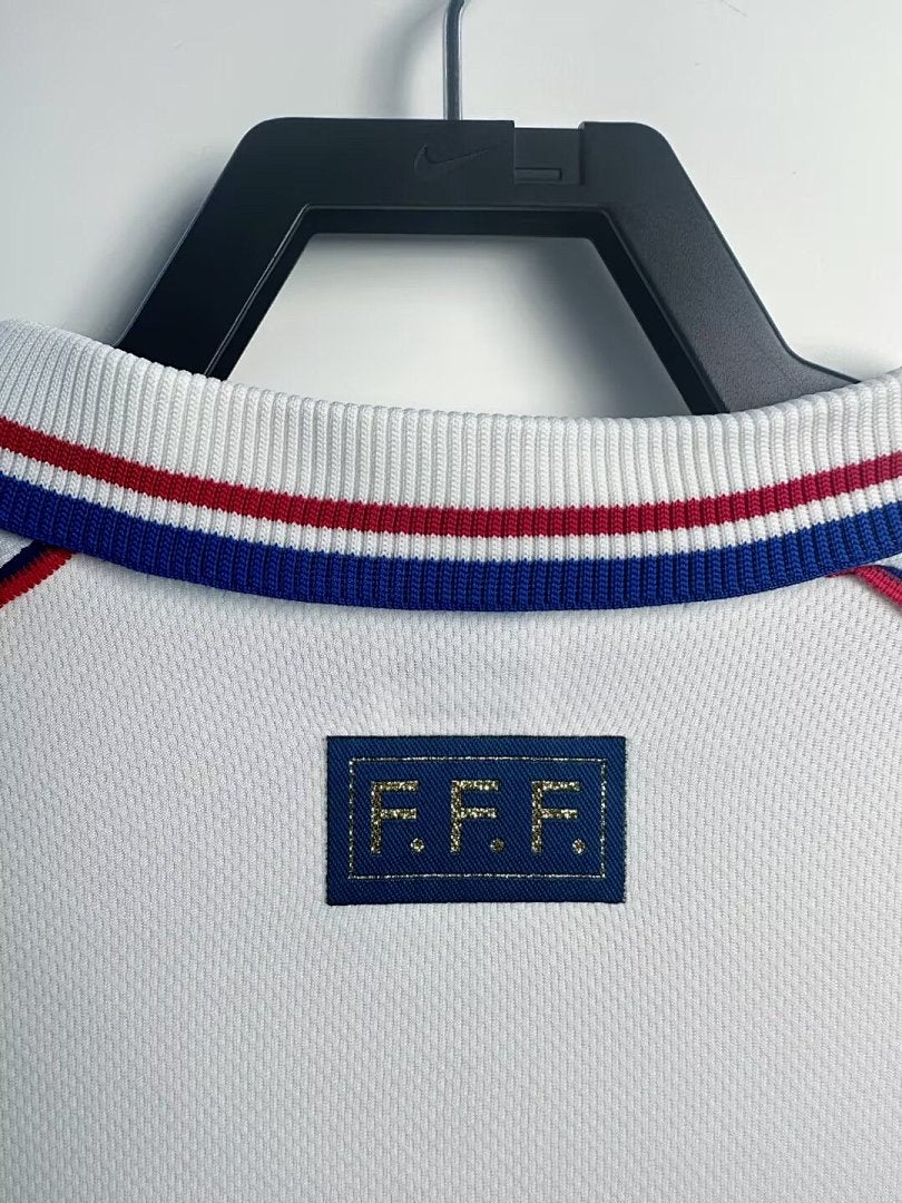France 1998 Away Long Sleeve Soccer Jersey