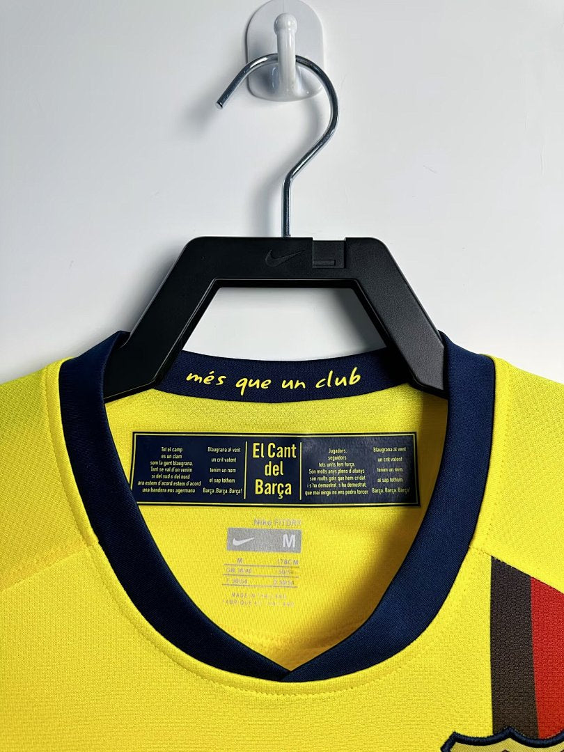 Barcelona 2008-09 Away Long Sleeve Soccer Jersey