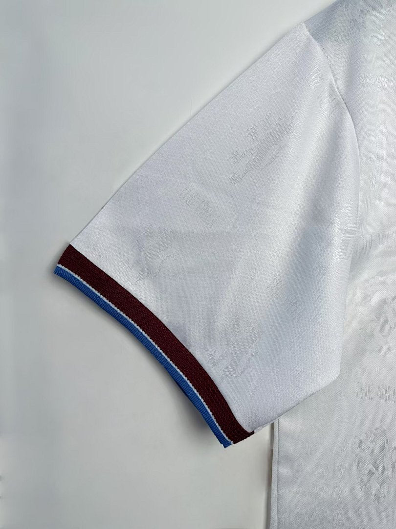 Aston Villa 1995-96 Away Long Sleeve Soccer Jersey