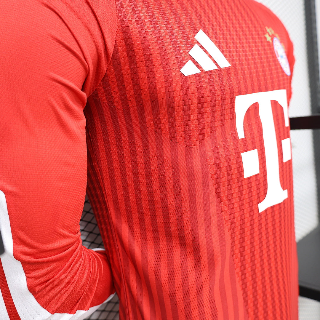 Bayern Munich 2026/27 Men's Home Long Sleeve Player Jersey