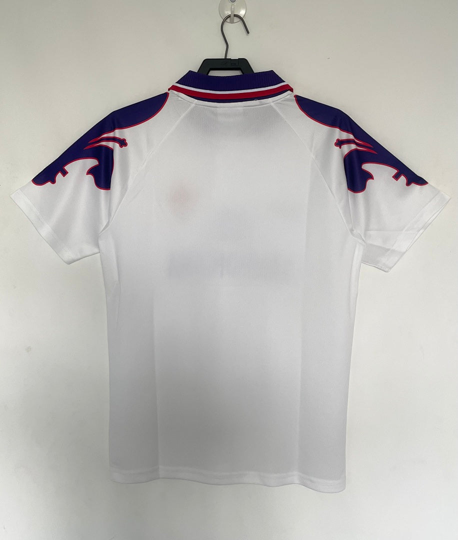 Fiorentina 1995-96 Away Long Sleeve Soccer Jersey