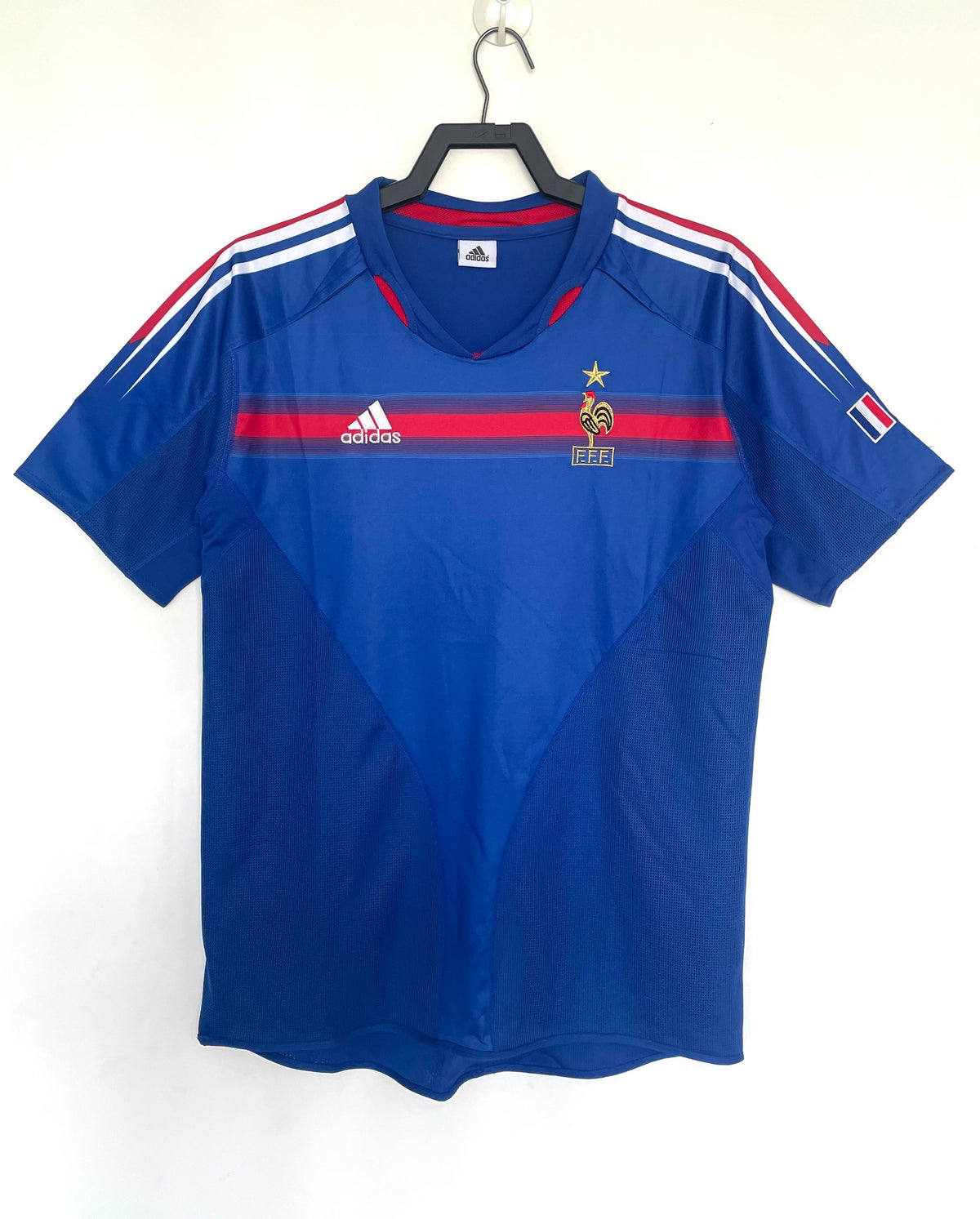 France 2004 Home Long Sleeve Soccer Jersey