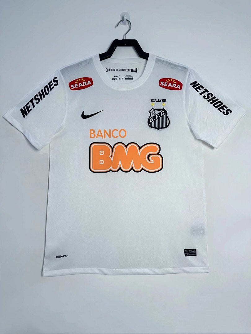 Santos 2012-13 Home Long Sleeve Soccer Jersey
