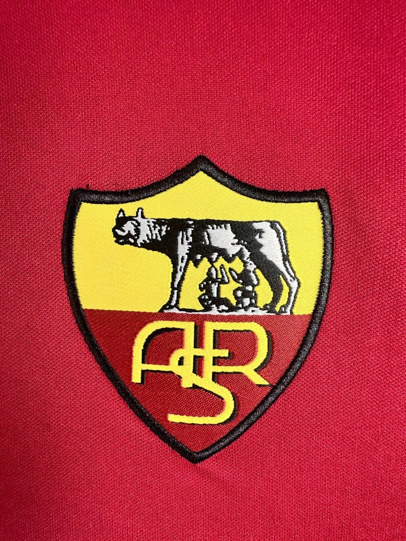 Roma 1998-99 Home Long Sleeve Soccer Jersey
