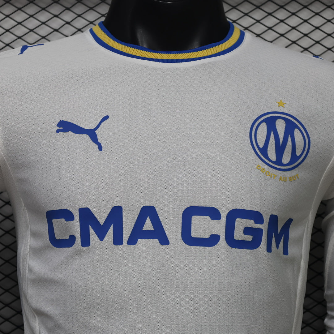 Marseille 2026/27 Men's Home Long Sleeve Player Jersey