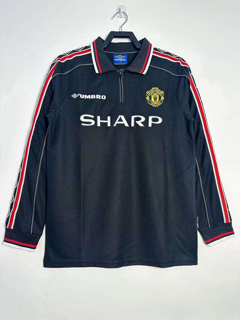 Manchester United 1998 Away Long Sleeve Soccer Jersey