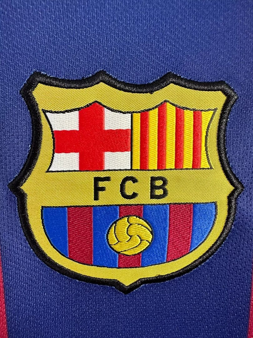 Barcelona 2014-15 Home Long Sleeve Soccer Jersey