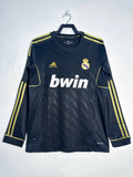 Real Madrid 2011-12 Away Long Sleeve Soccer Jersey