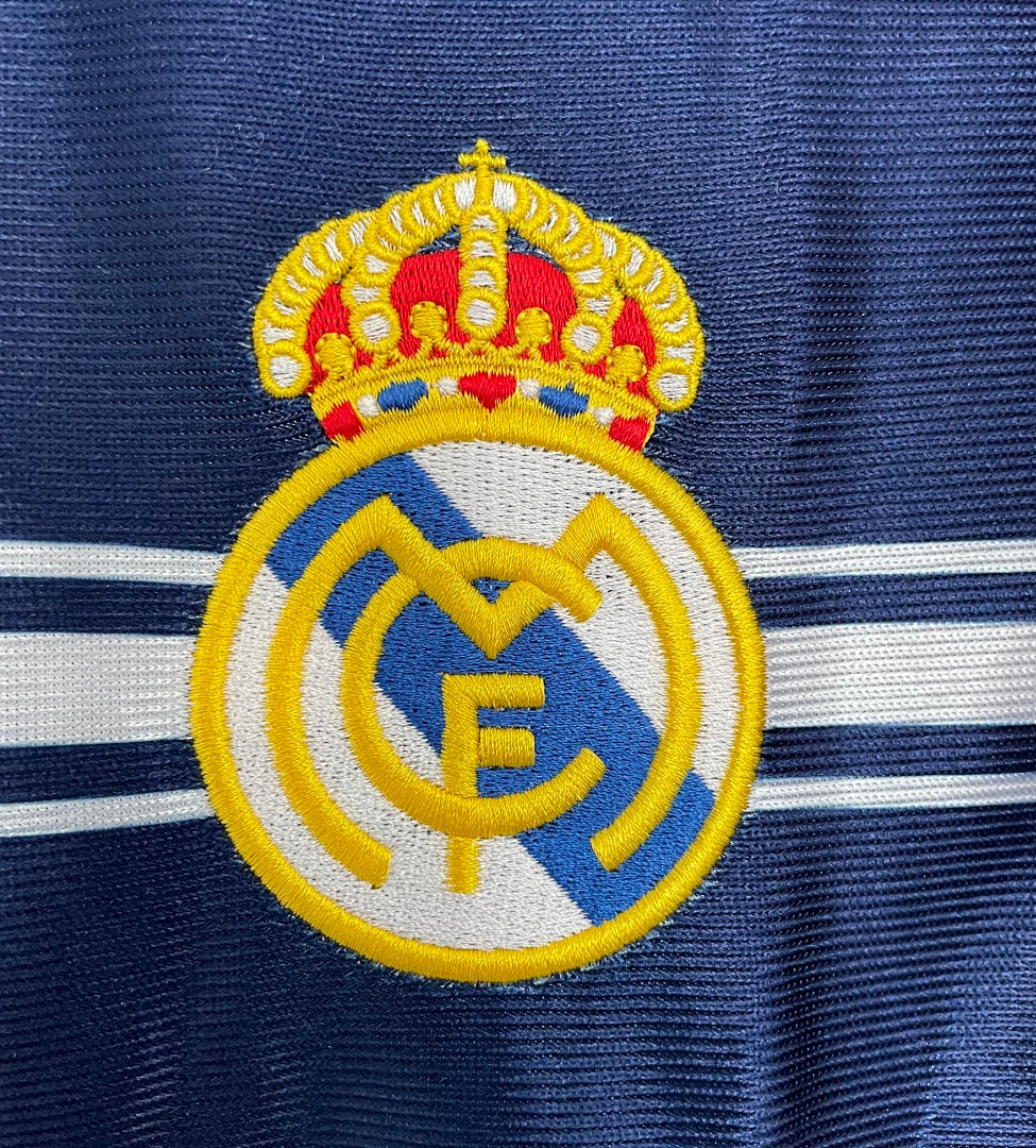 Real Madrid 1998-99 Away Long Sleeve Soccer Jersey