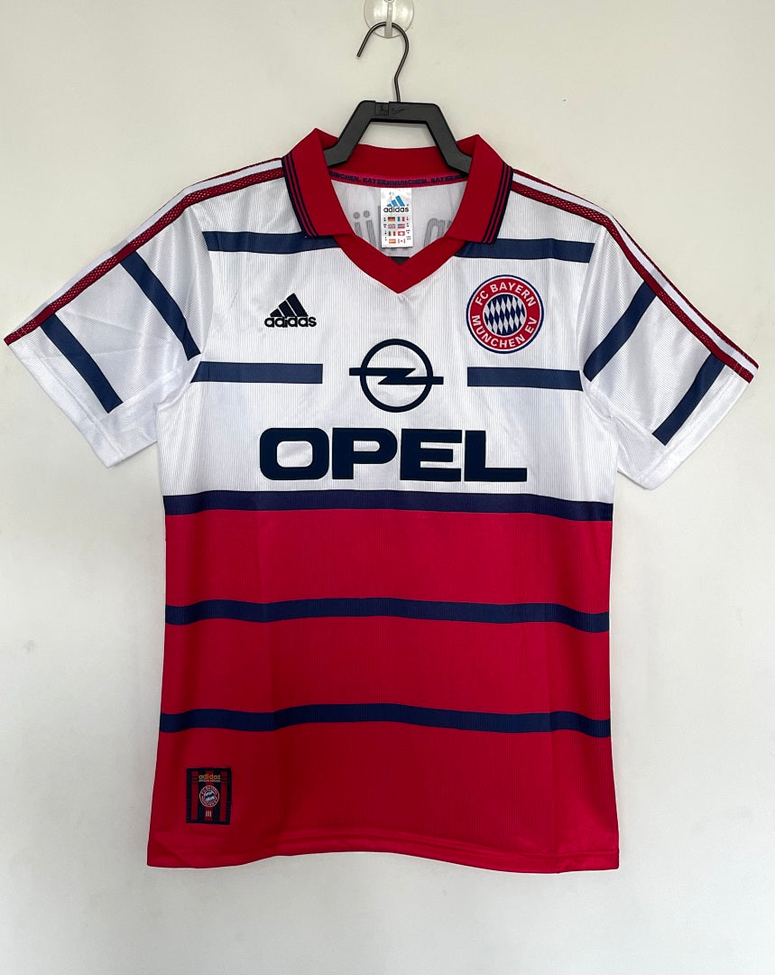 Bayern Munich 1998-00 Away Long Sleeve Soccer Jersey