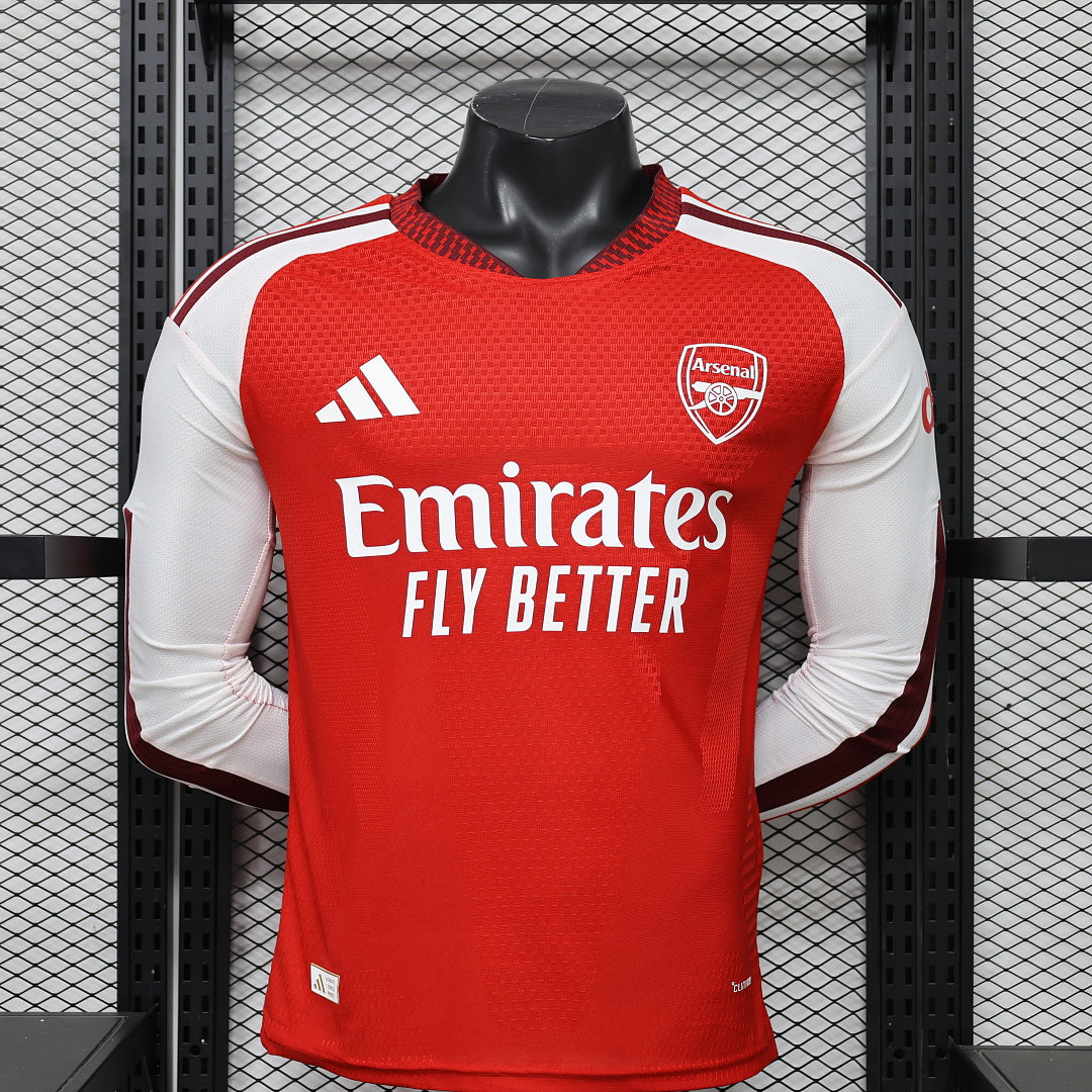 Arsenal 2026/27 Men's Home Long Sleeve Player Jersey