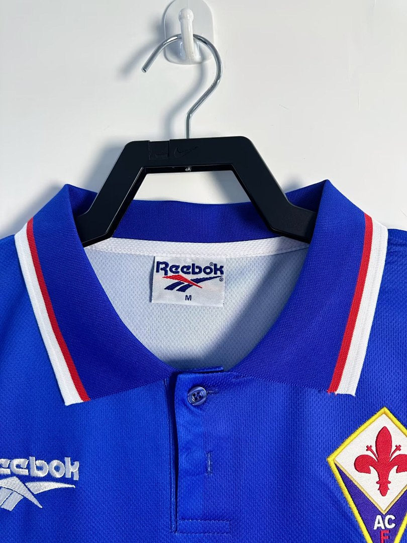 Fiorentina 1995-96 Home Long Sleeve Soccer Jersey