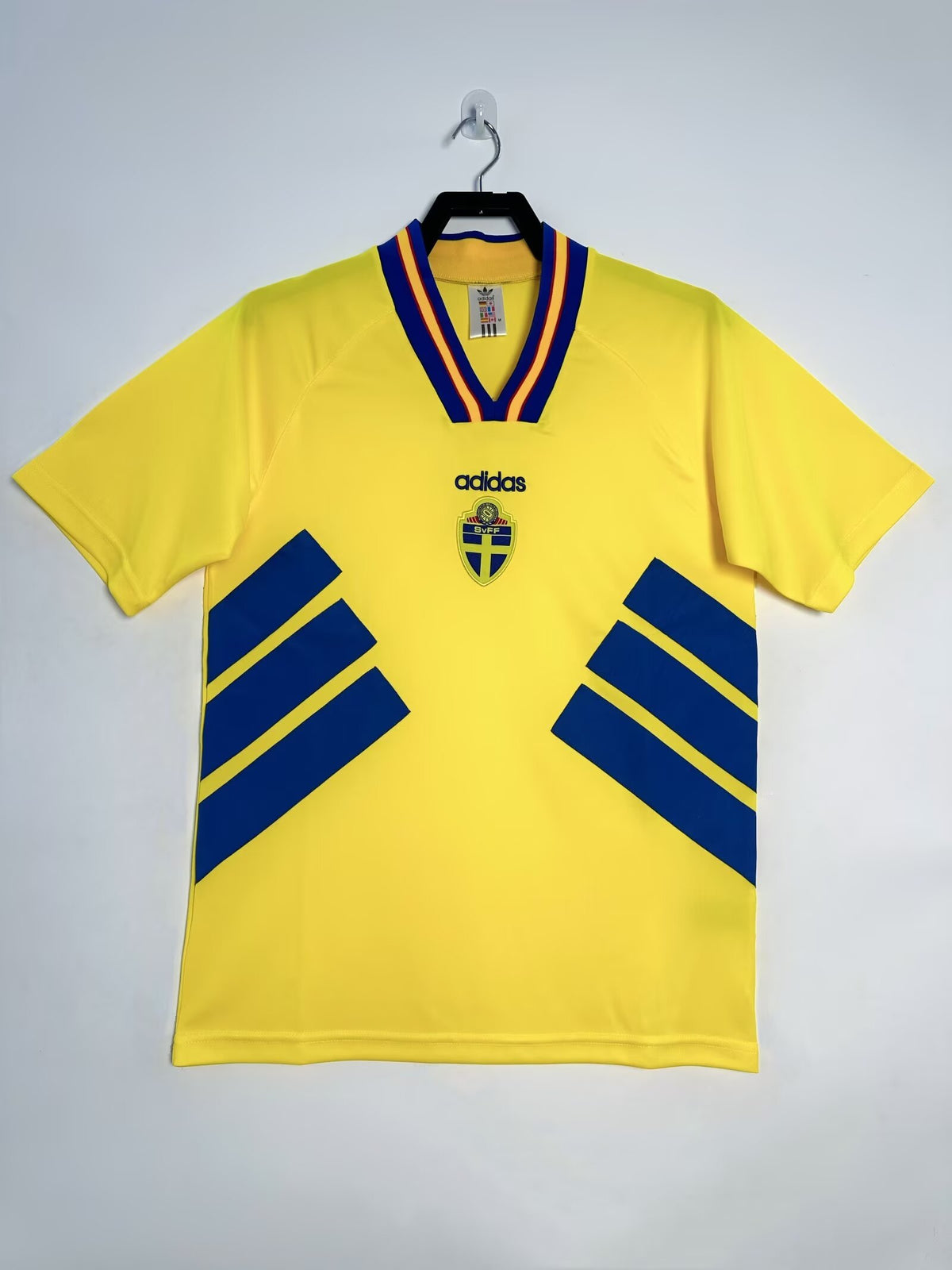 Sweden 1994 Home Long Sleeve Soccer Jersey
