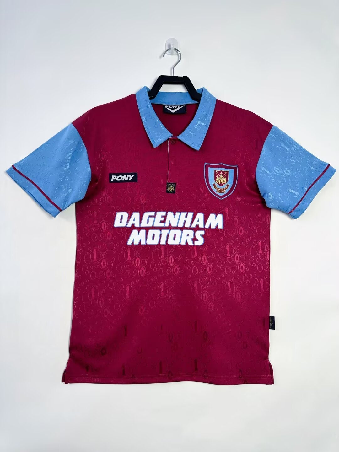 West Ham 1995-97 Home Soccer Jersey