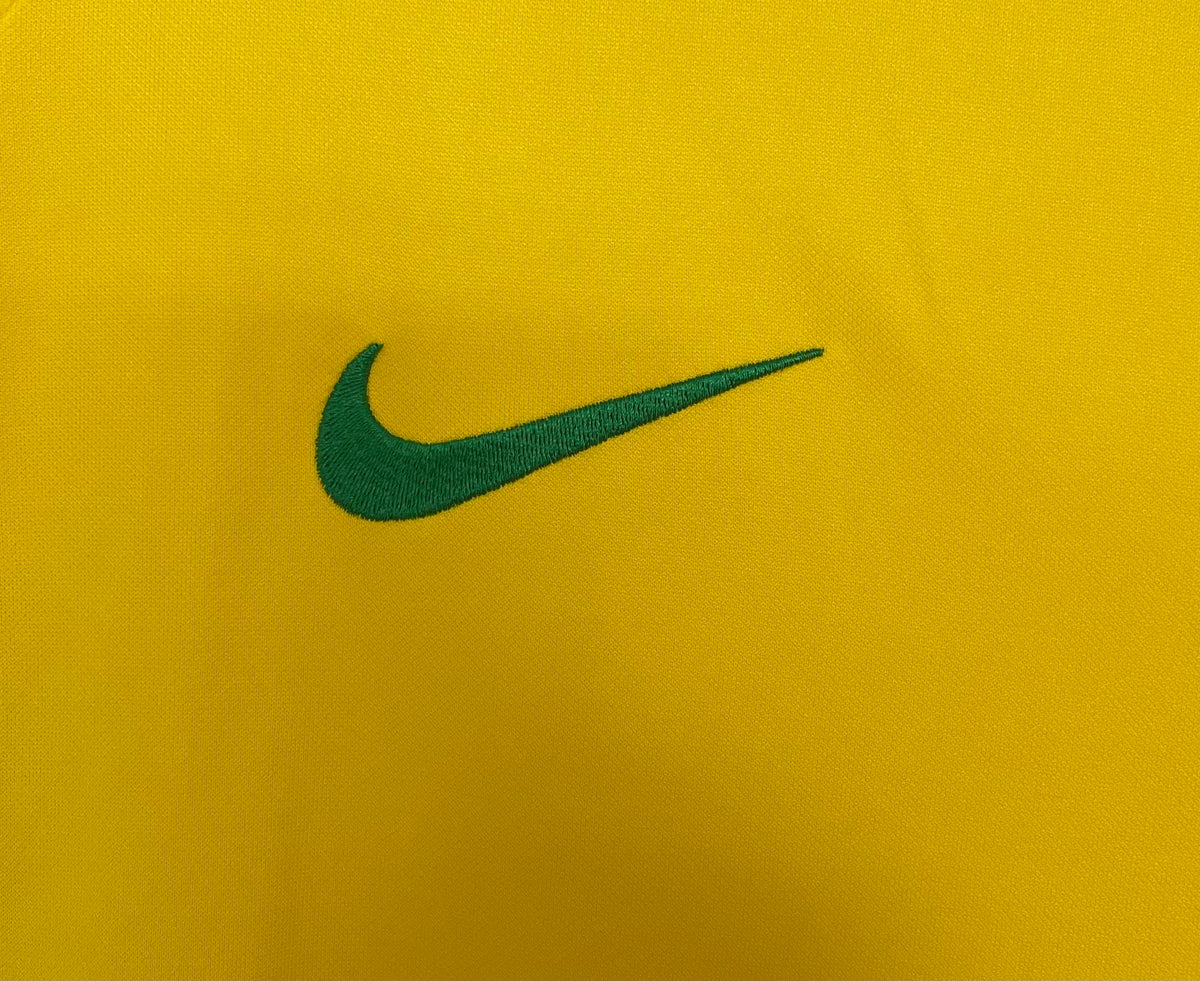 Brazil 2002 Home Long Sleeve Soccer Jersey
