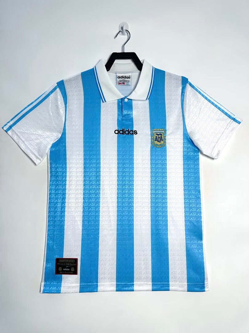 Argentina 1994 Home Long Sleeve Soccer Jersey