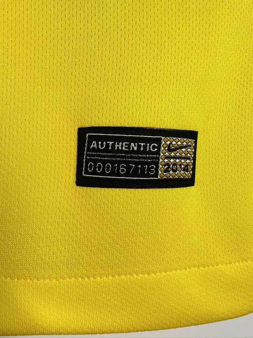 Brazil 2014 Home Soccer Jersey