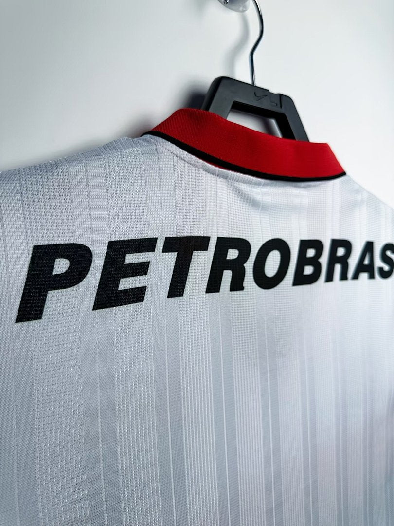 Flamengo 1995-96 Away Long Sleeve Soccer Jersey