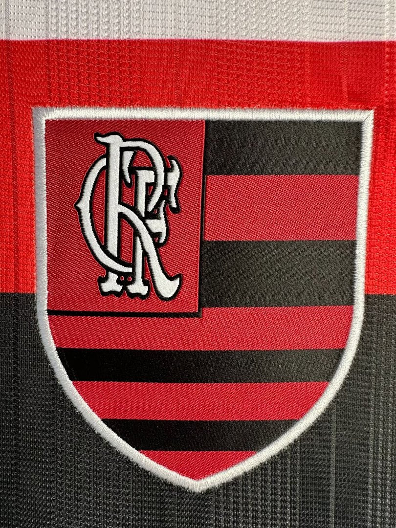Flamengo 1995-96 Away Long Sleeve Soccer Jersey