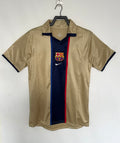 Barcelona 2001-02 Away Long Sleeve Soccer Jersey