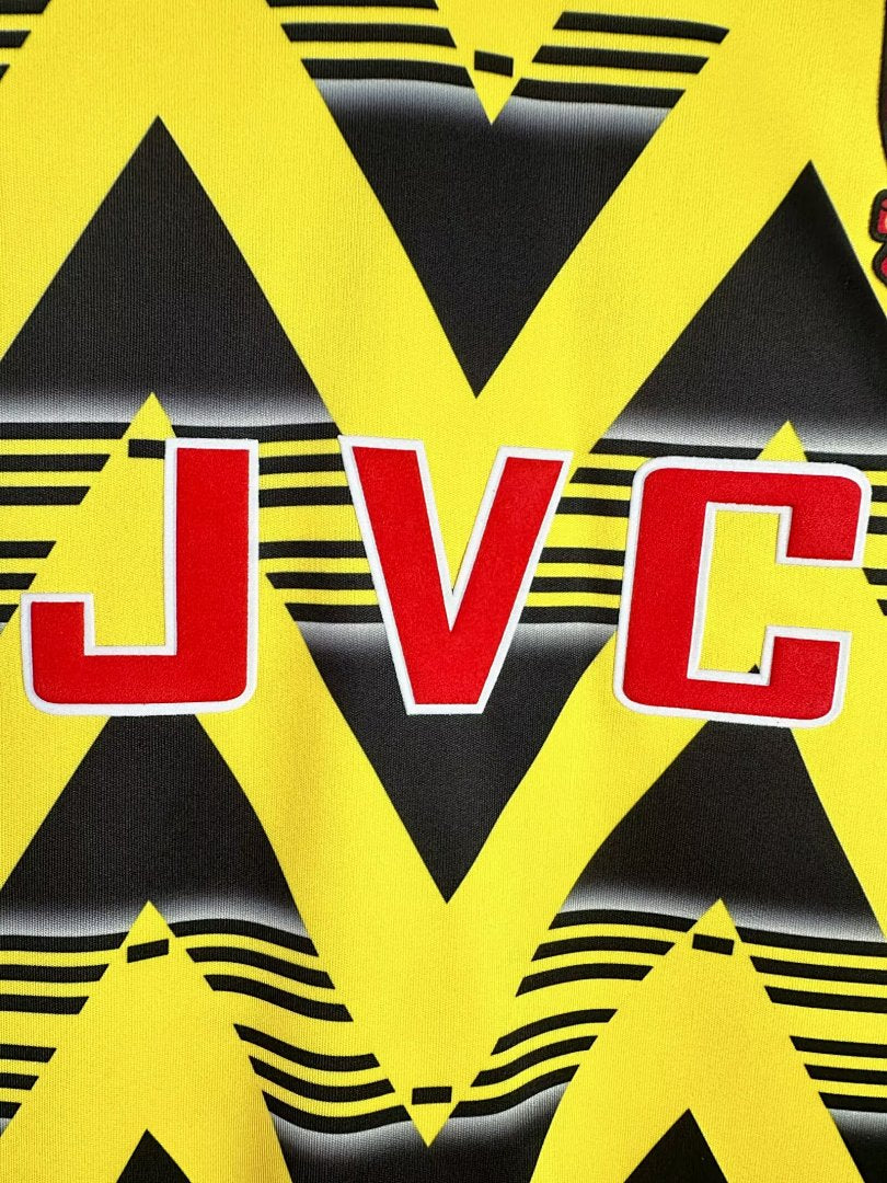 Arsenal 1991-93 Away Long Sleeve Soccer Jersey