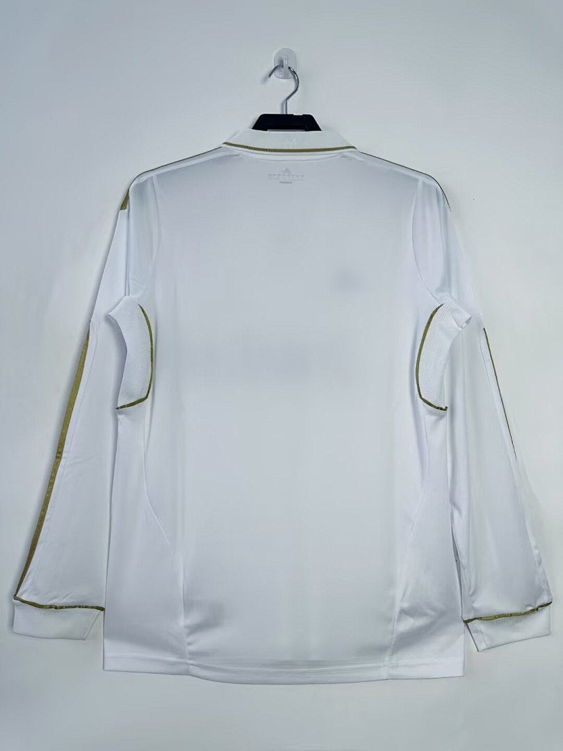 Real Madrid 2011-12 Home Long Sleeve Soccer Jersey