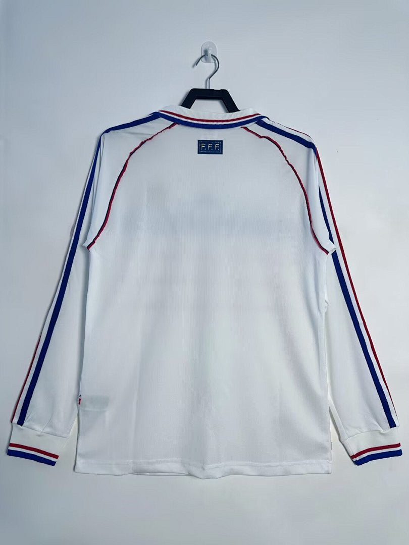 France 1998 Away Long Sleeve Soccer Jersey