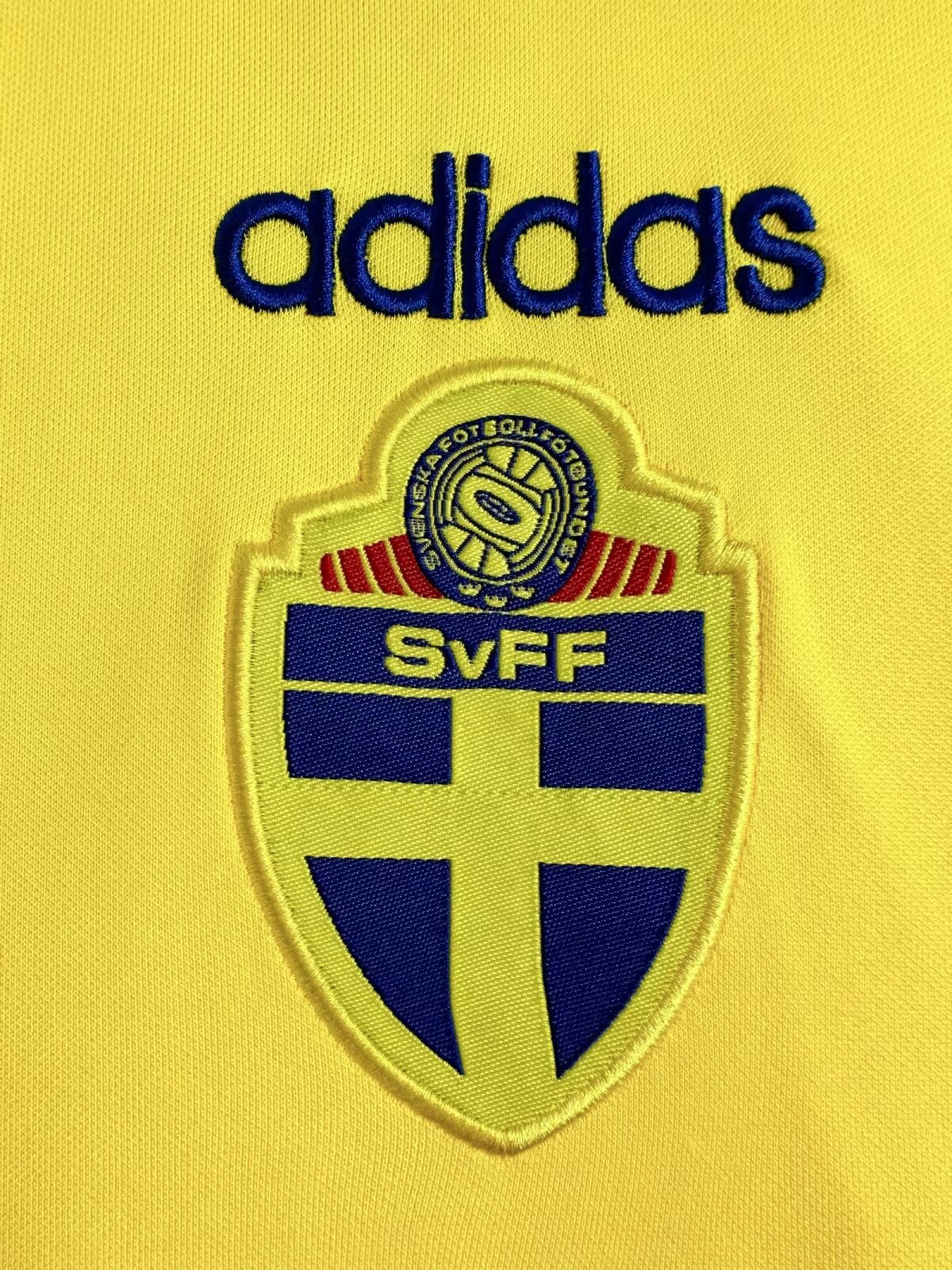 Sweden 1994 Home Long Sleeve Soccer Jersey