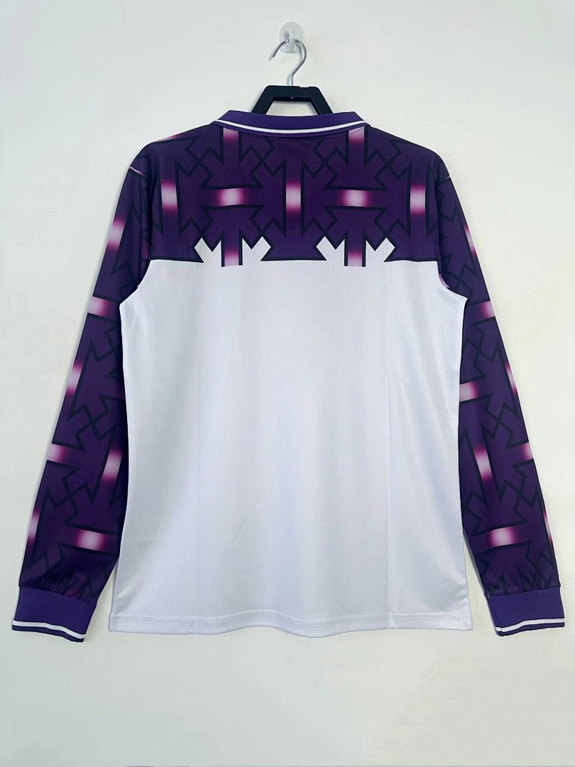 Fiorentina 1992-93 Away Long Sleeve Soccer Jersey