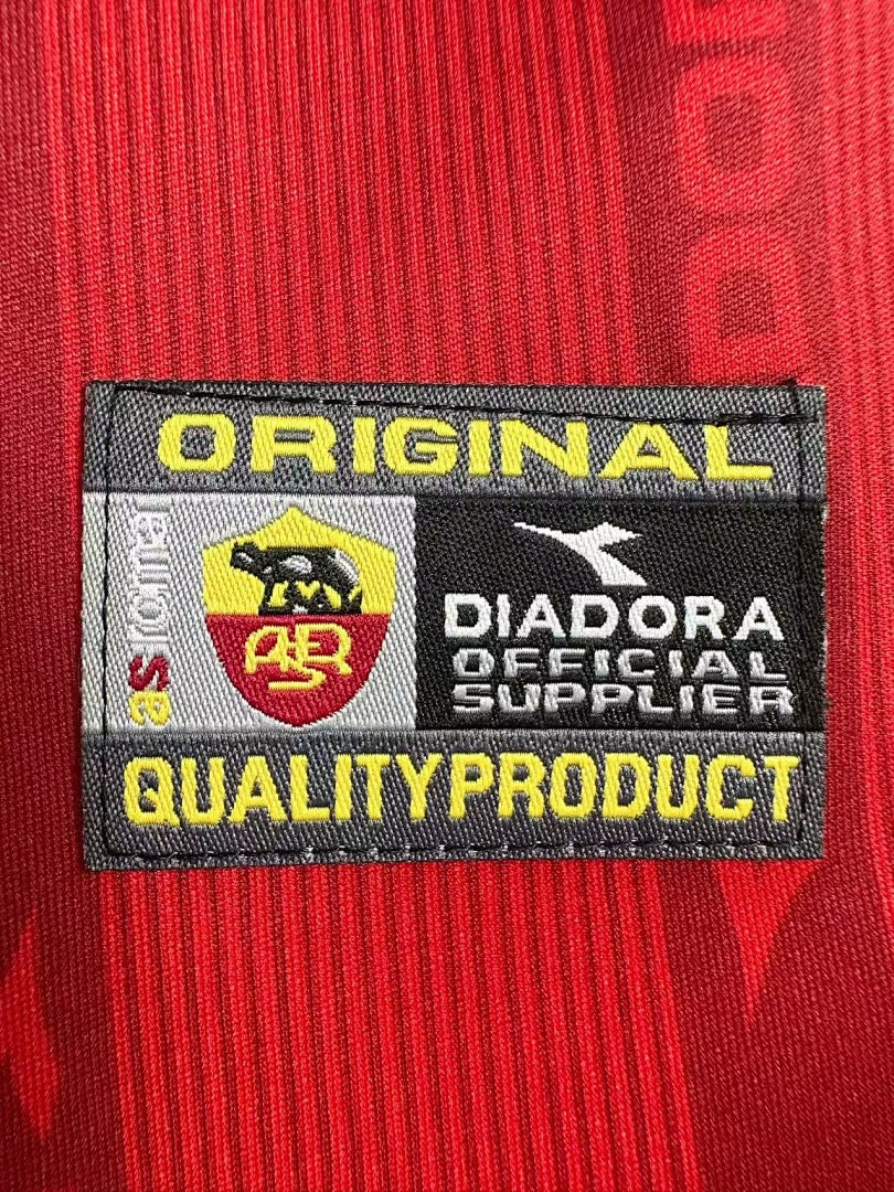 AS Roma 1999-00 Home Long Sleeve Soccer Jersey