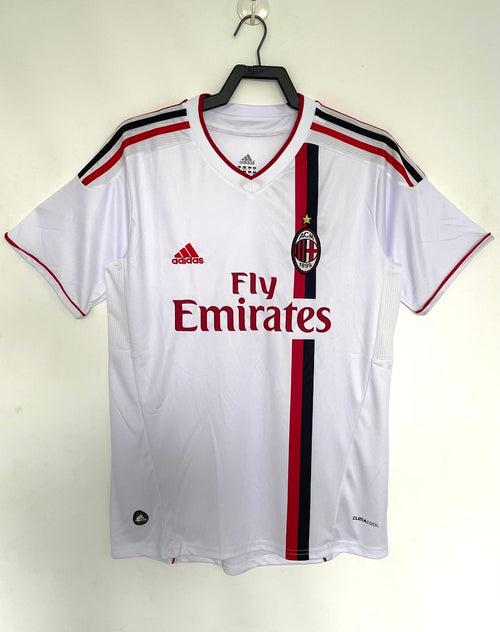 AC Milan 2011-12 Away Long Sleeve Soccer Jersey